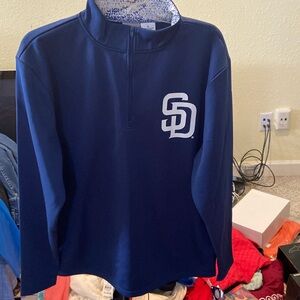 San Diego Padres quarter zip pull over